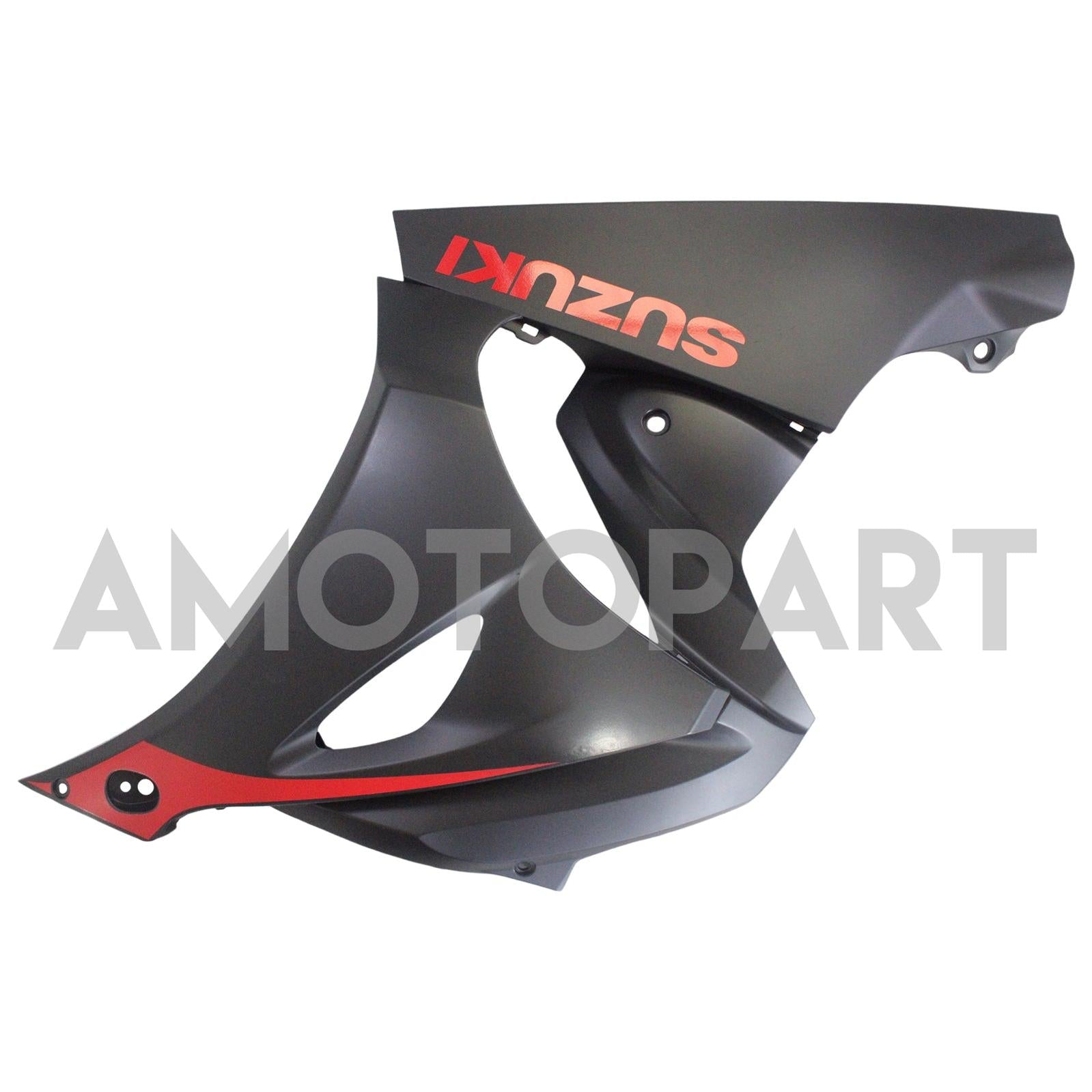 Amotopart スズキ GSXR1000 2017-2024 K17 ブラック レッドロゴ付き フェアリングキット