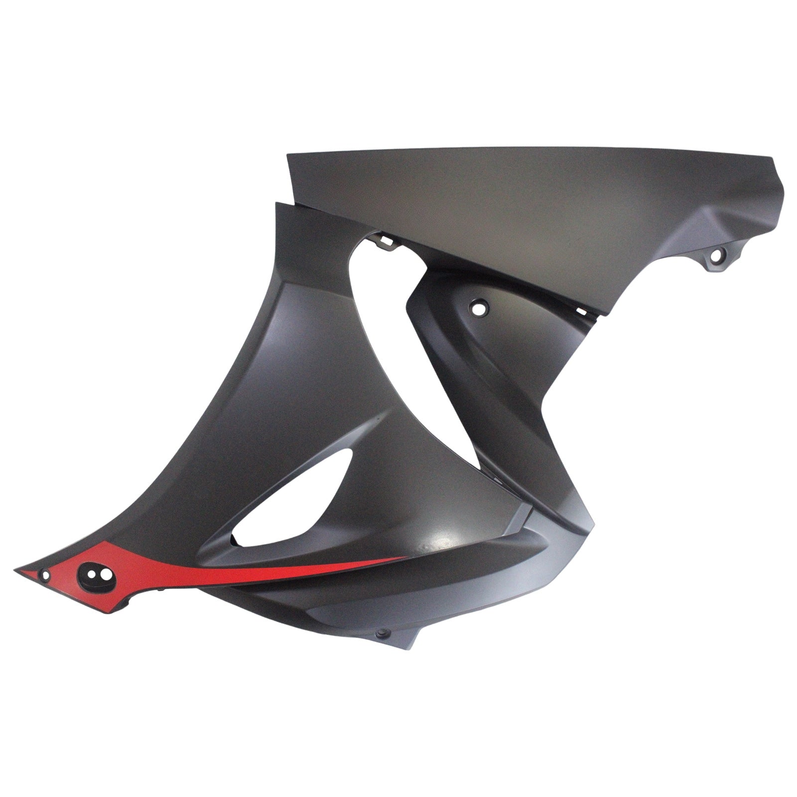 Amotopart Verkleidungsset für Suzuki GSXR1000 2017–2025, K17, Schwarz mit rotem Logo