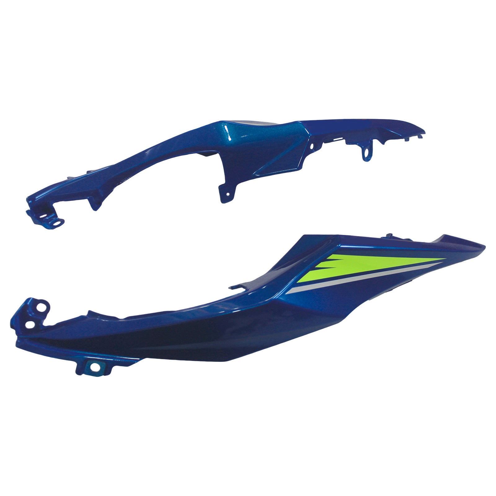 Amotopart Suzuki GSXR1000 2017-2025 K17 Glossy Blue Fairing Kit