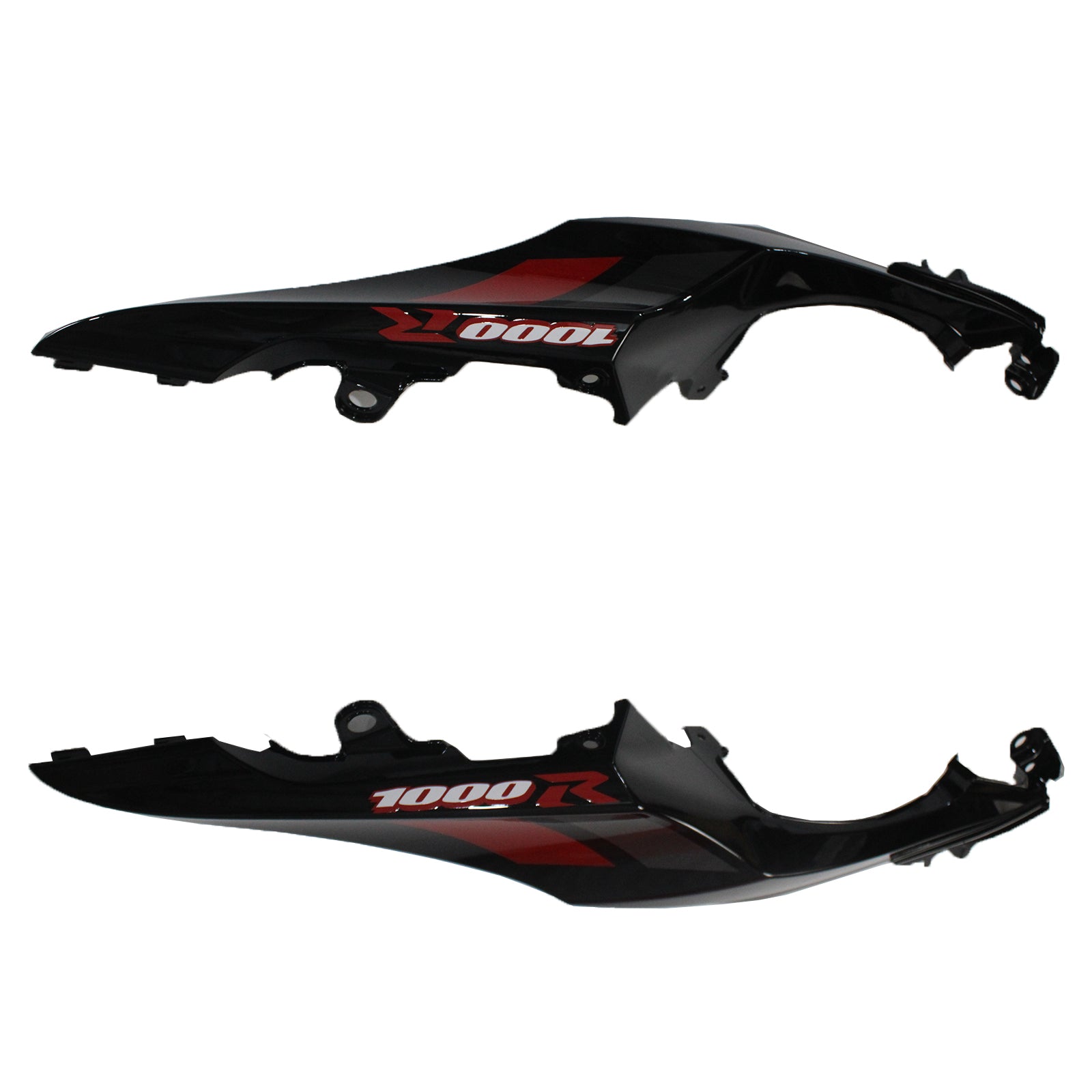 Amotopart Suzuki GSXR1000 2017-2024 K17 Glossy Red&BlackFairing Kit