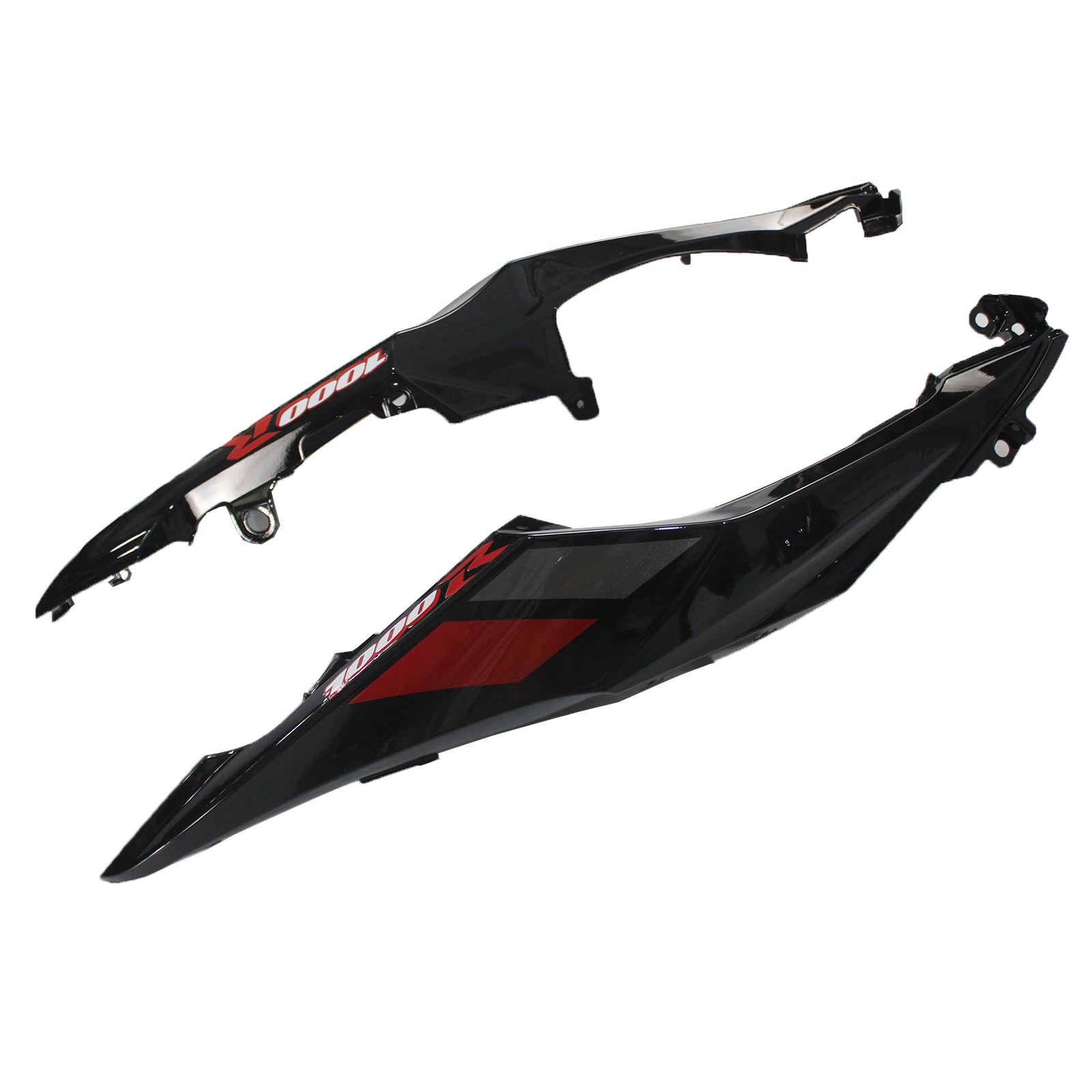 Amotopart Suzuki GSXR1000 2017-2024 K17 Glossy Red&BlackFairing Kit