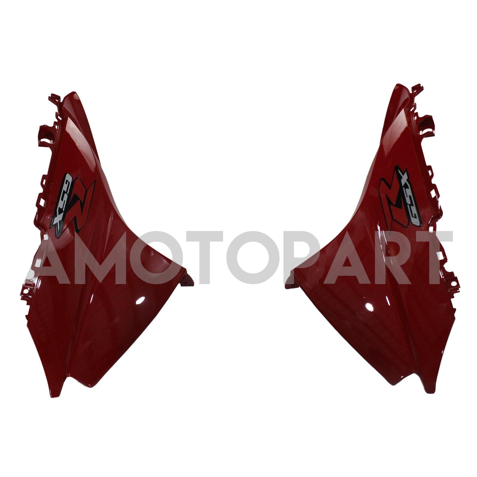 Amotopart Suzuki GSXR1000 2017-2025 K17 glänzend rot&Schwarzes Verkleidungskit