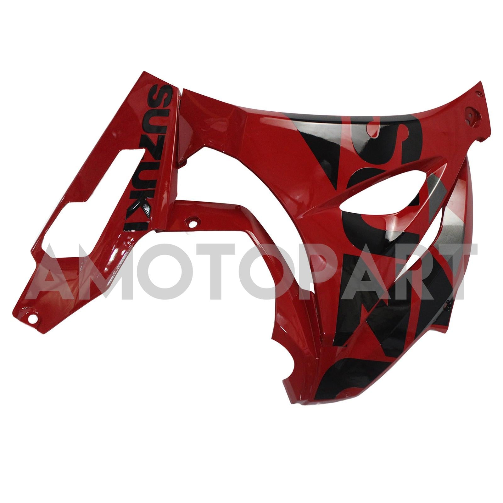 Amotopart Suzuki GSXR1000 2017-2025 K17 glänzend rot&Schwarzes Verkleidungskit