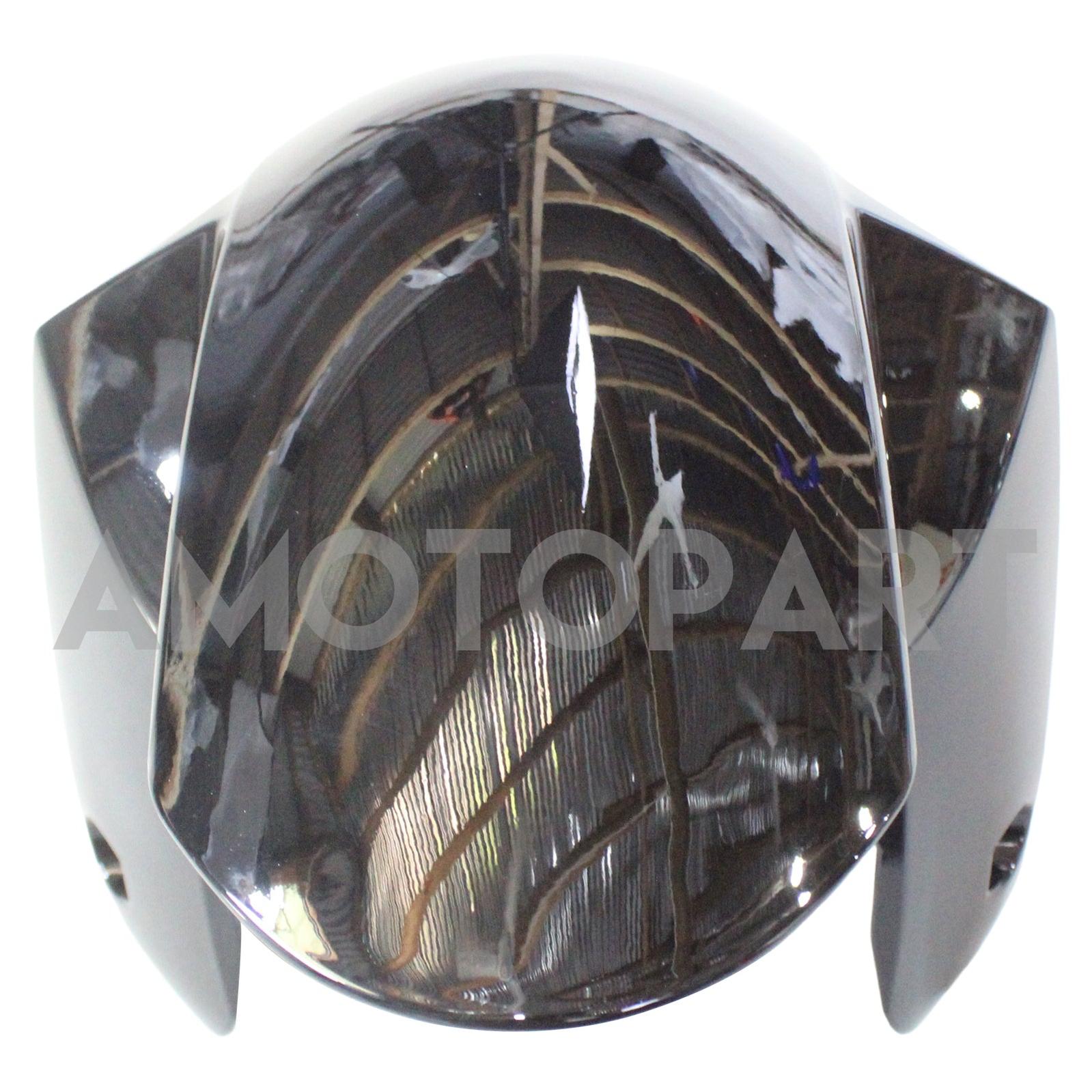 AMOTOPART SUZUKI GSXR1000 2017-2024 K17 BLACK GLOSSY COM BLUE LOGOTO FAIRING KIT