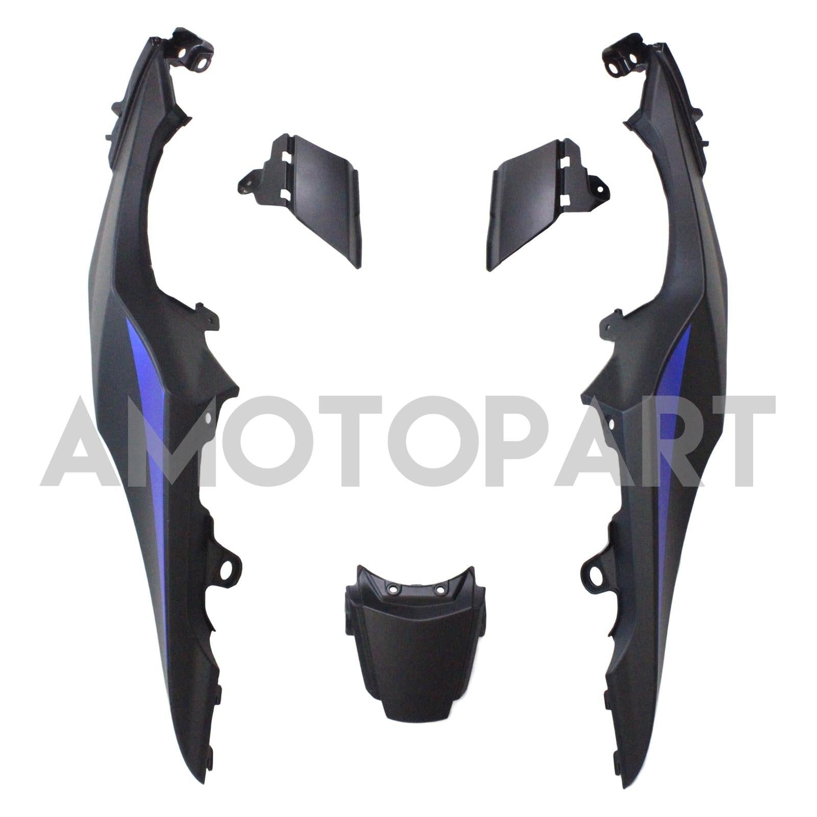 Amotopart Suzuki GSXR1000 2017-2025 K17 Matt Black Fairing Kit