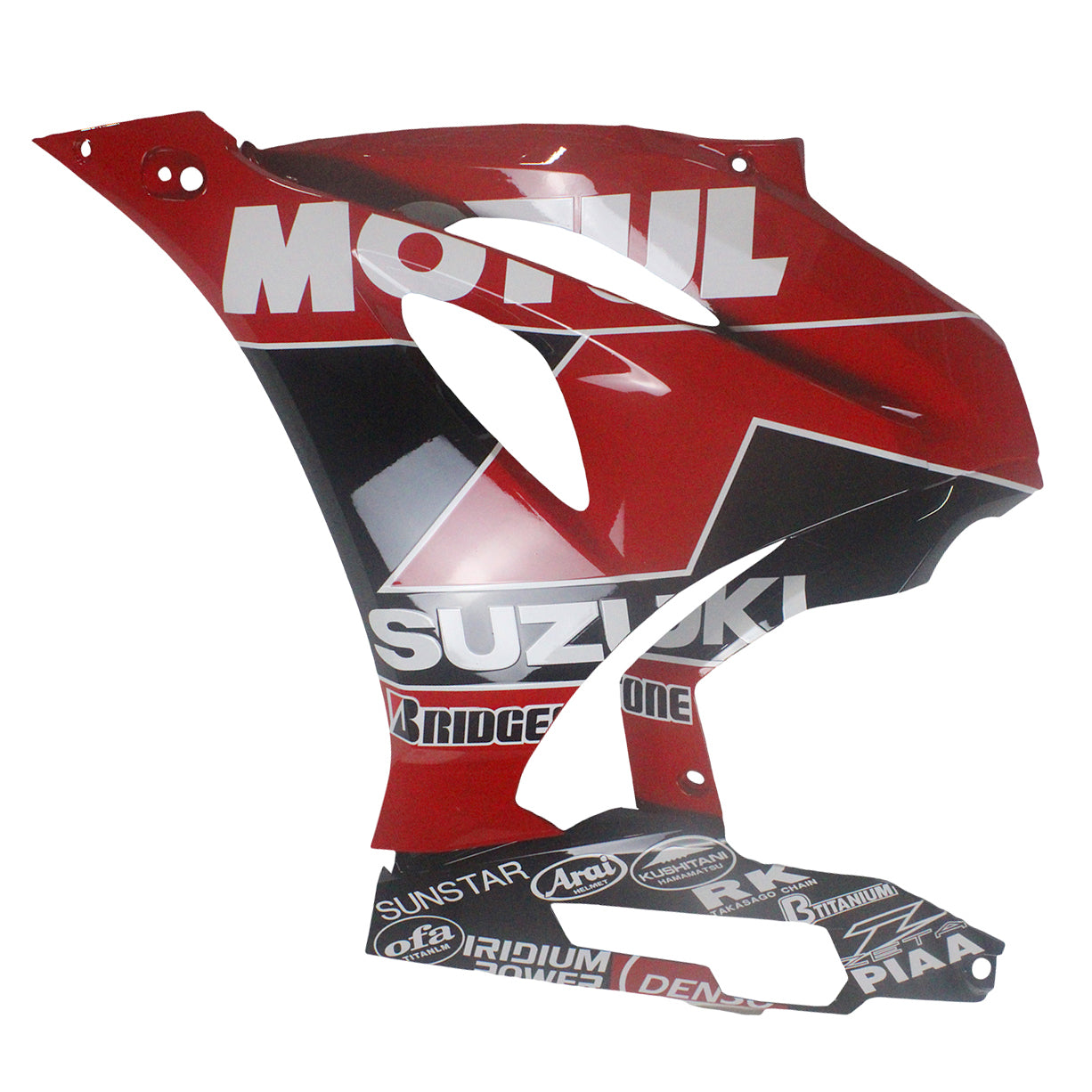 Amotopart 2017-2024 K17 GSXR1000 Suzuki Black&Red Style1 Fairing Kit