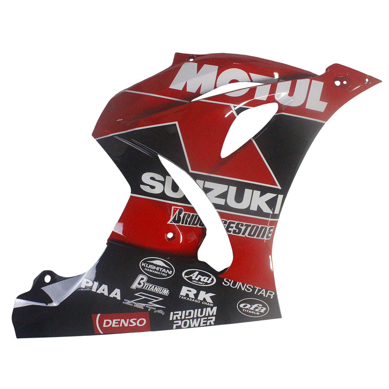 Amotopart 2017-2024 K17 GSXR1000 Suzuki Black&Red Style1 Fairing Kit