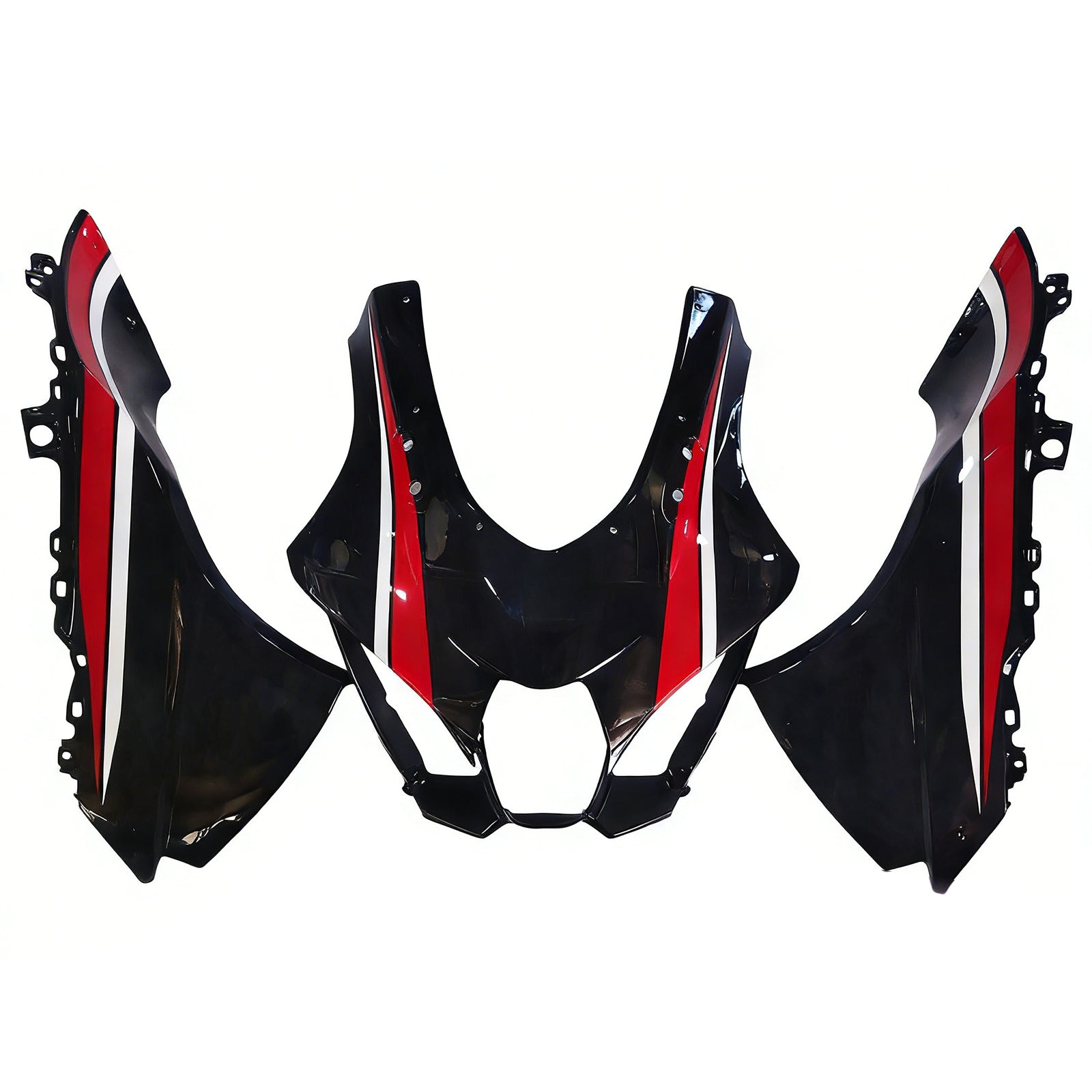 Amotopart 2017-2025 K17 GSXR1000 Suzuki Black&Red Style2 Fairing Kit