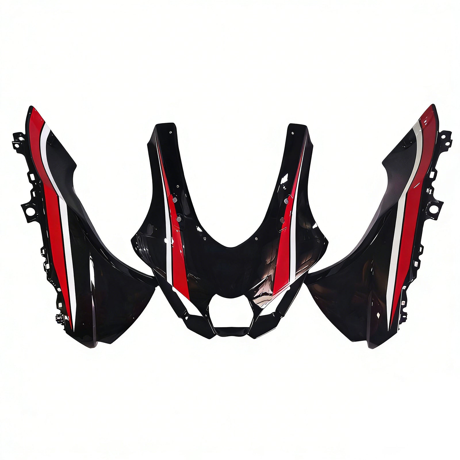 Amotopart 2017-2025 K17 GSXR1000 Suzuki Black&Red Style2 Fairing Kit