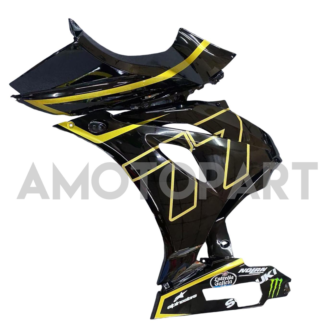Amotopart 2017-2025 K17 GSXR1000 Suzuki Black&Gold Fairing Kit