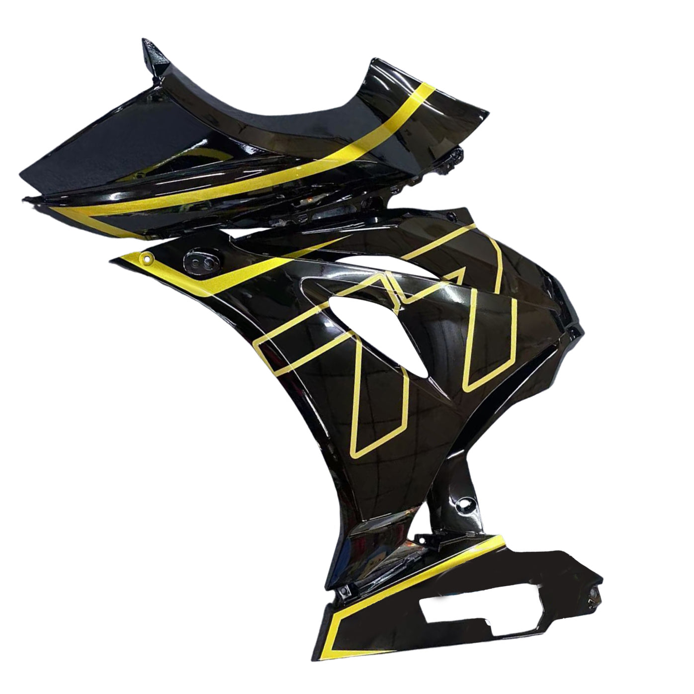 Amotopart 2017-2025 K17 GSXR1000 Suzuki Black&Gold Fairing Kit