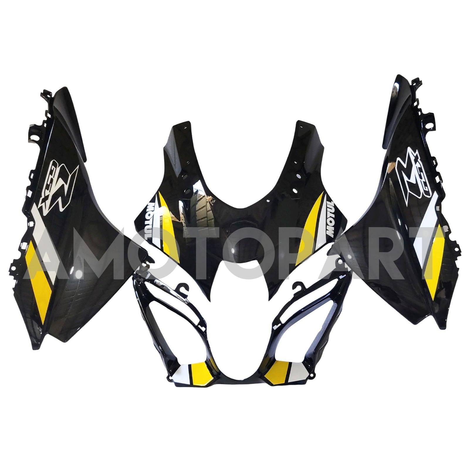 Amotopart 2017-2025 K17 GSXR1000 Suzuki Schwarz&Weißes Verkleidungsset