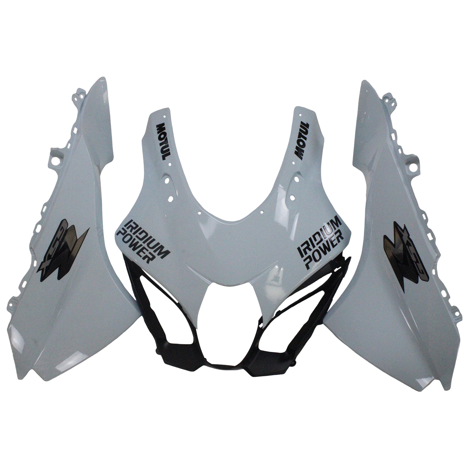 Amotopart 2017-2025 K17 GSXR1000 Suzuki Grey mix Blue Fairing Kit