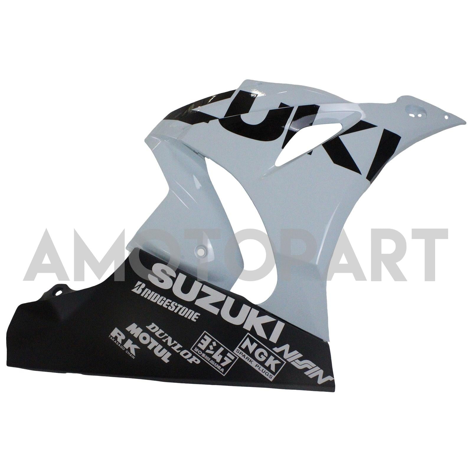 Amotopart 2017-2024 K17 GSXR1000 Suzuki Grey Mix Blue Fadiling Kit