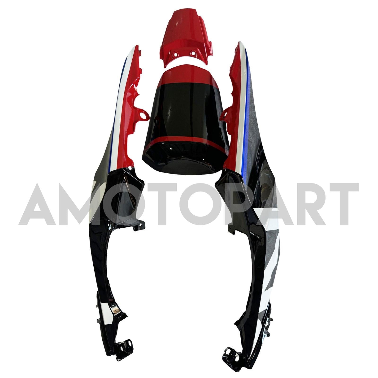 Amotopart 2017-2025 K17 GSXR1000 Suzuki Black&Red Style4 Fairing Kit