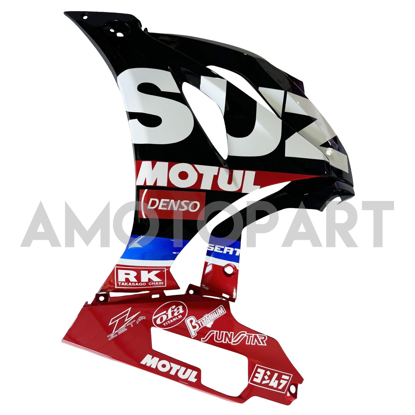 Amotopart 2017-2025 K17 GSXR1000 Suzuki Black&Red Style4 Fairing Kit