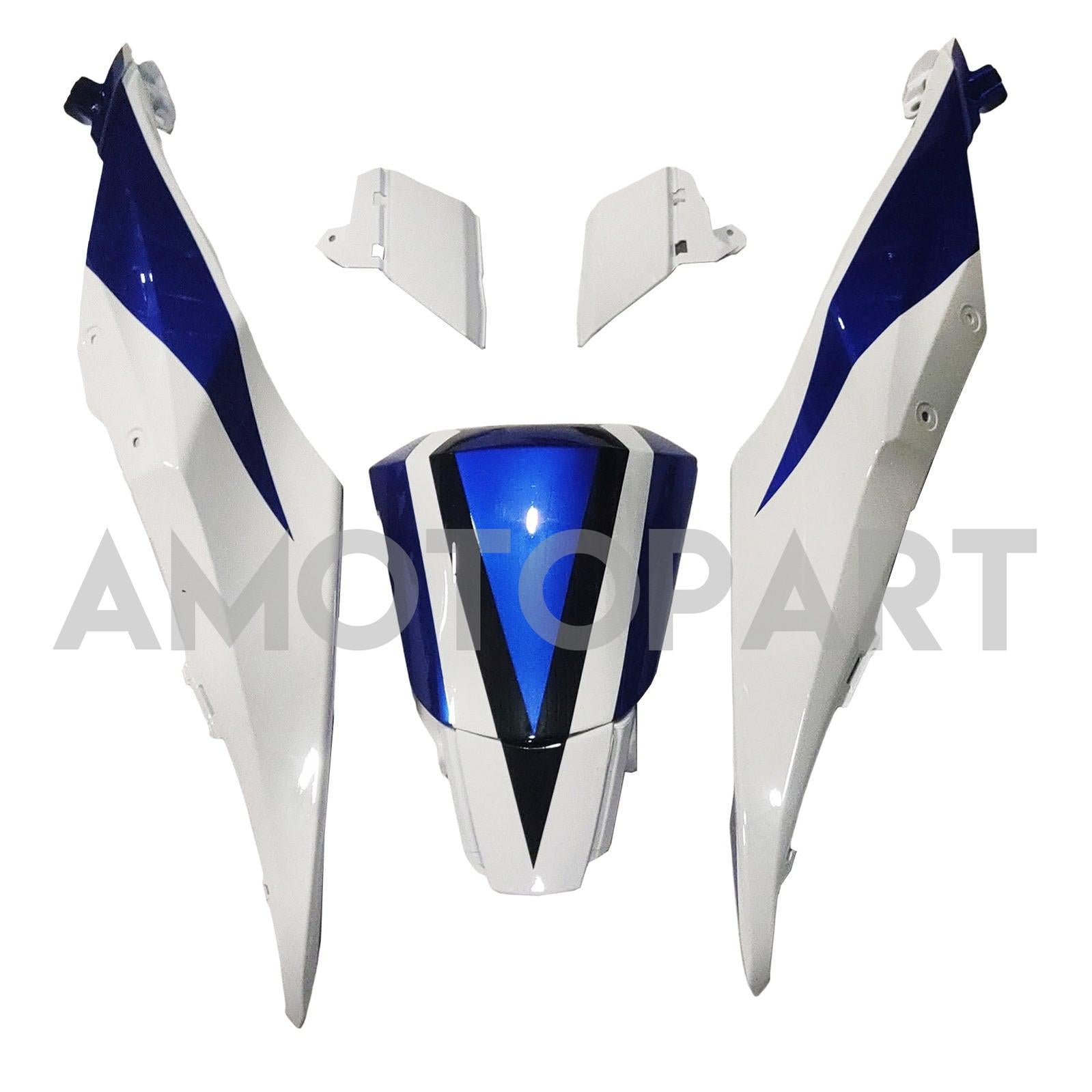 Amotopart 2017-2025 K17 GSXR1000 Suzuki Black&Blue Style4 Fairing Kit