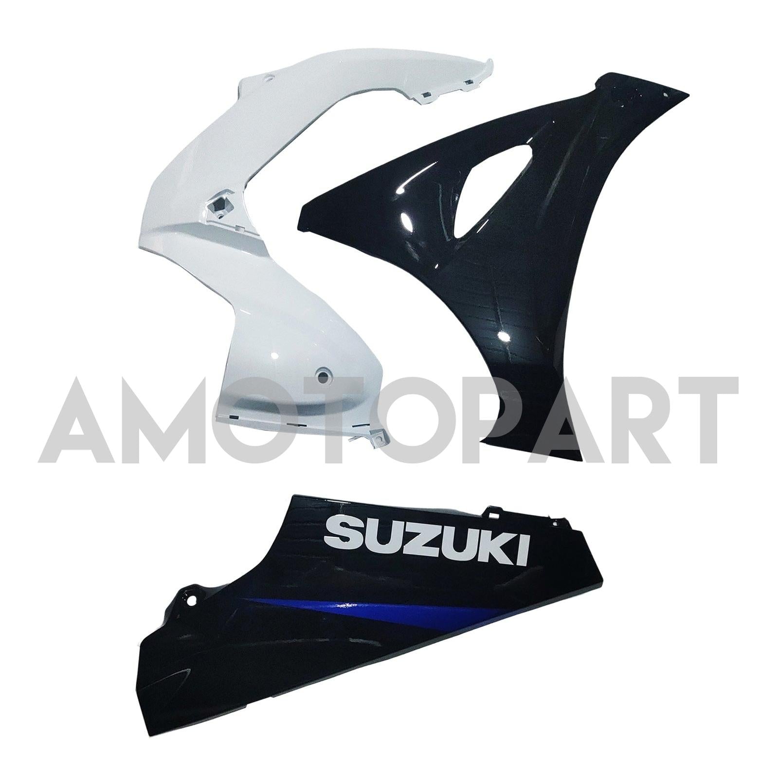 Amotopart 2017-2025 K17 GSXR1000 Suzuki Black&Blue Style4 Fairing Kit