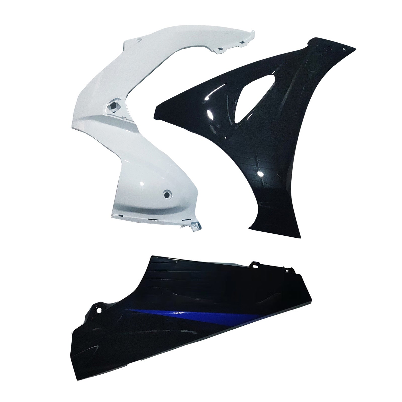 Amotopart 2017-2025 K17 GSXR1000 Suzuki Schwarz&Blue Style4 Verkleidungssatz