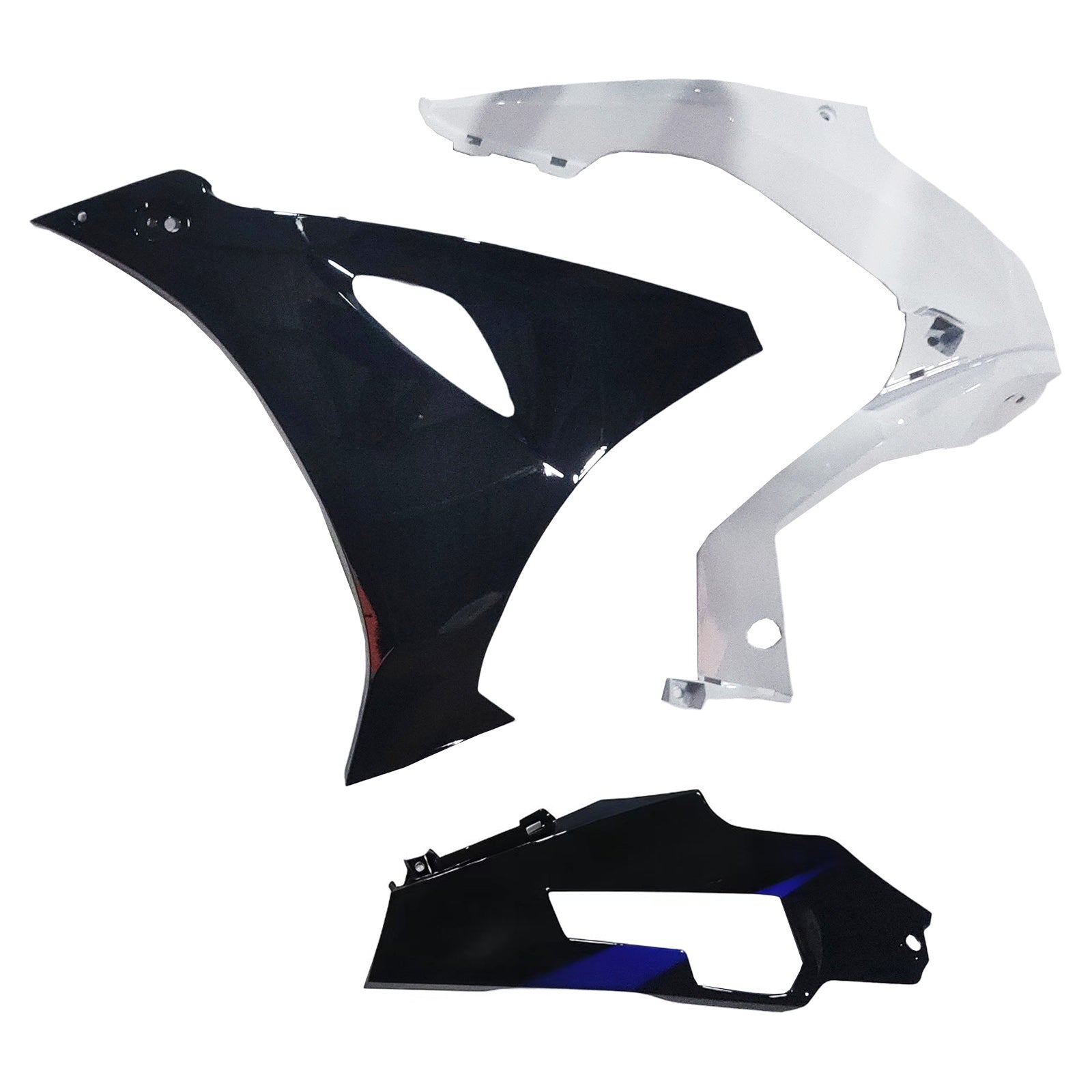 Amotopart 2017-2025 K17 GSXR1000 Suzuki Schwarz&Blue Style4 Verkleidungssatz
