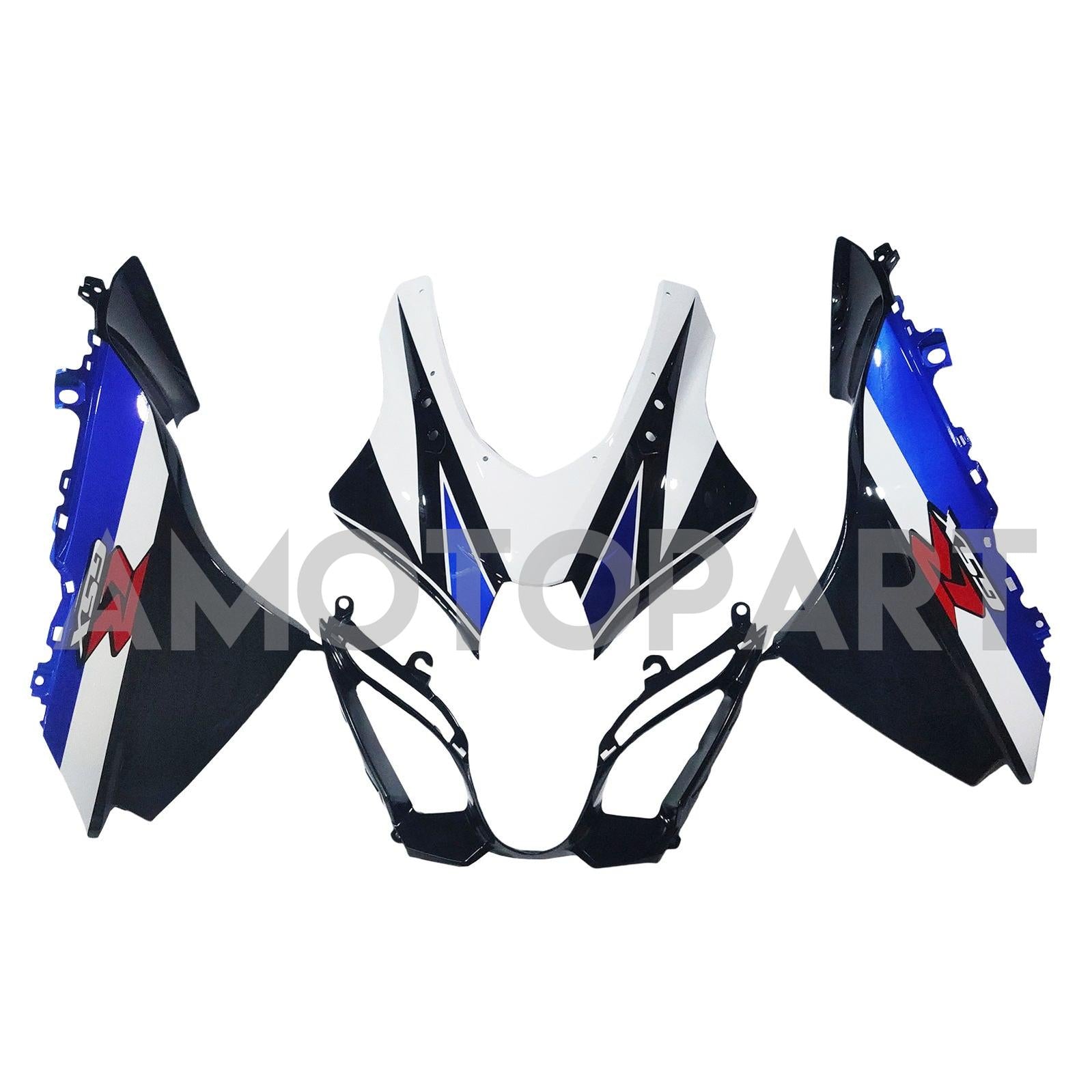 Amotopart 2017-2025 K17 GSXR1000 Suzuki Black&Blue Style4 Fairing Kit