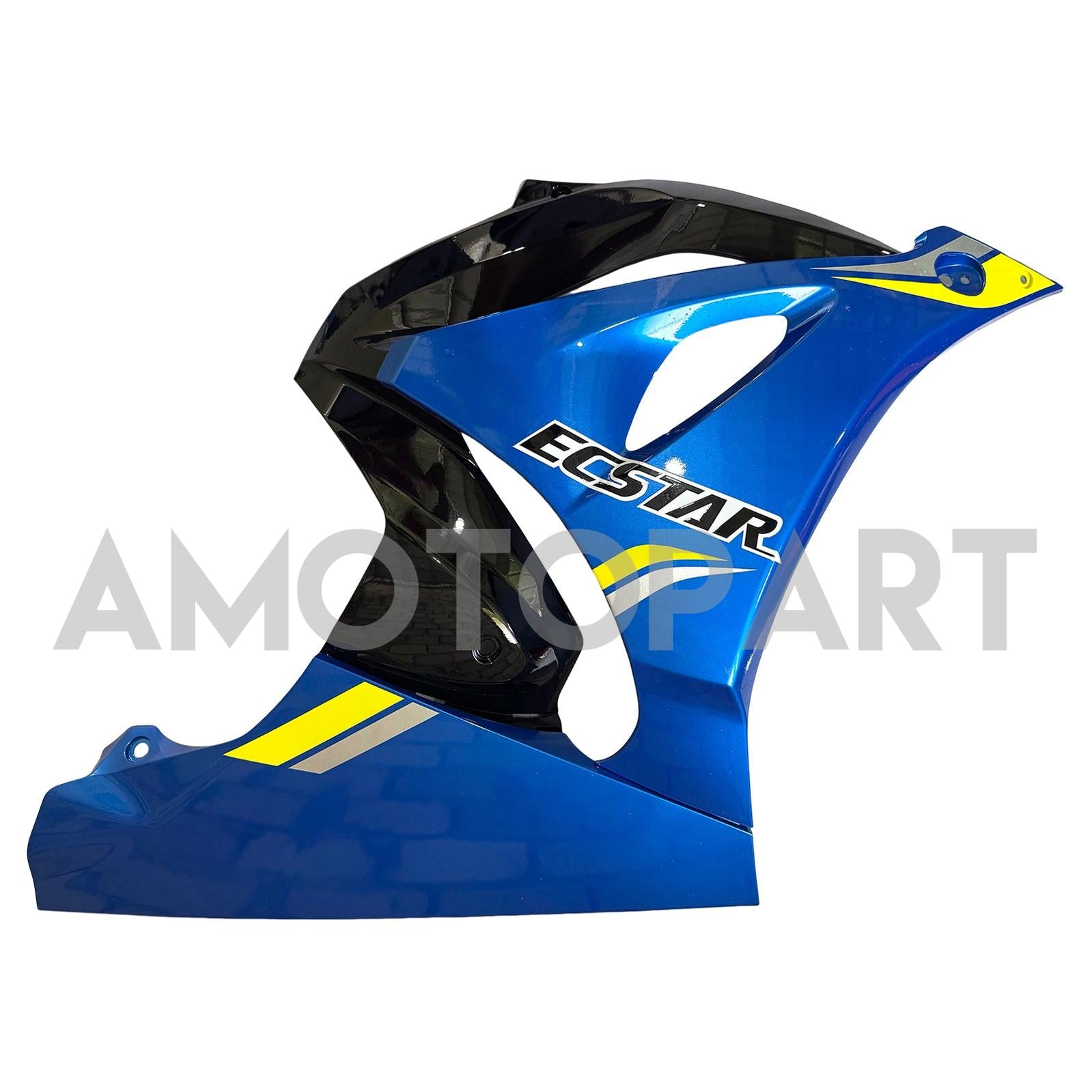 Amotopart 2017-2025 K17 GSXR1000 Suzuki Blau&Verkleidungssatz mit gelben Emblemen