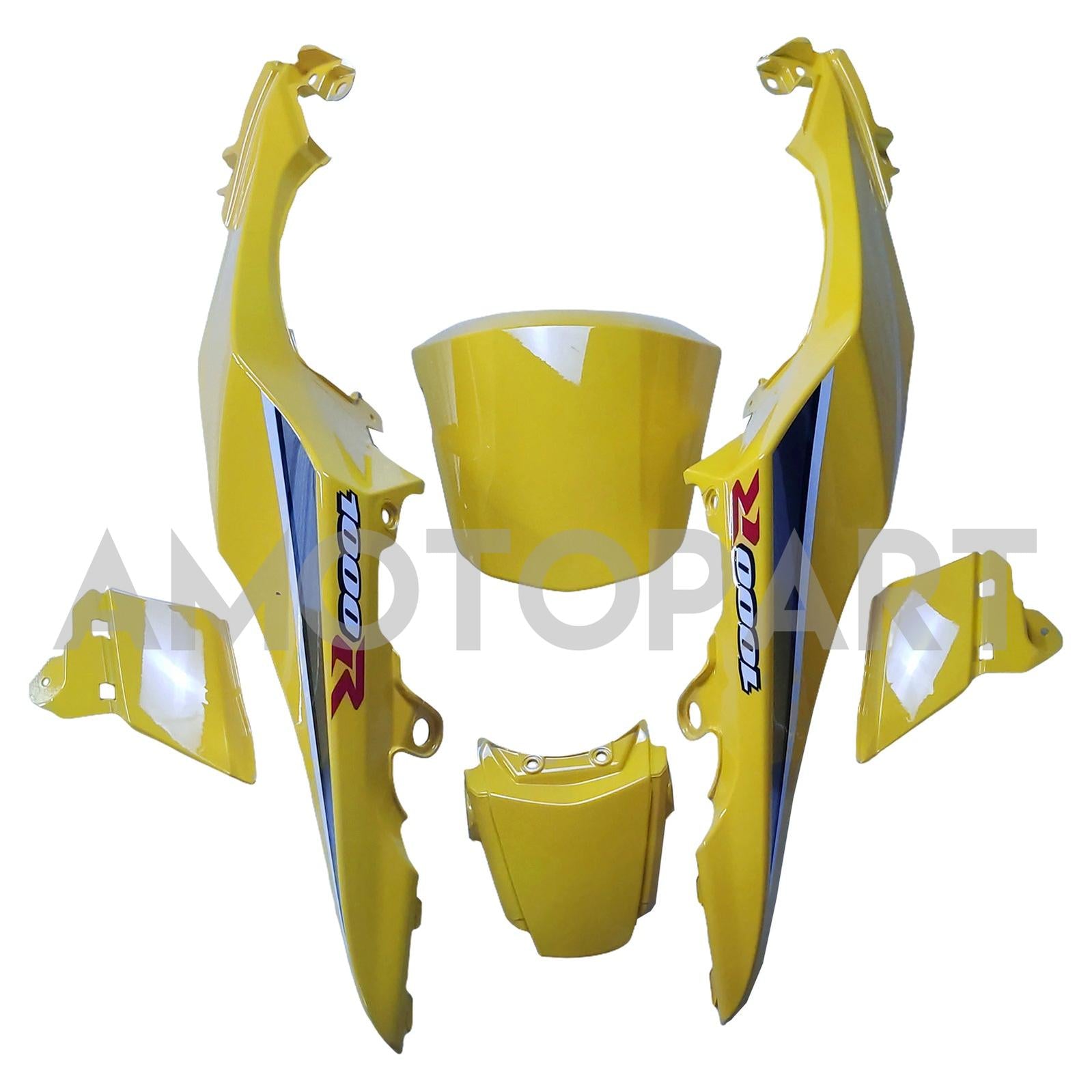 Amotopart 2017-2025 K17 GSXR1000 Suzuki Yellow Fairing Kit