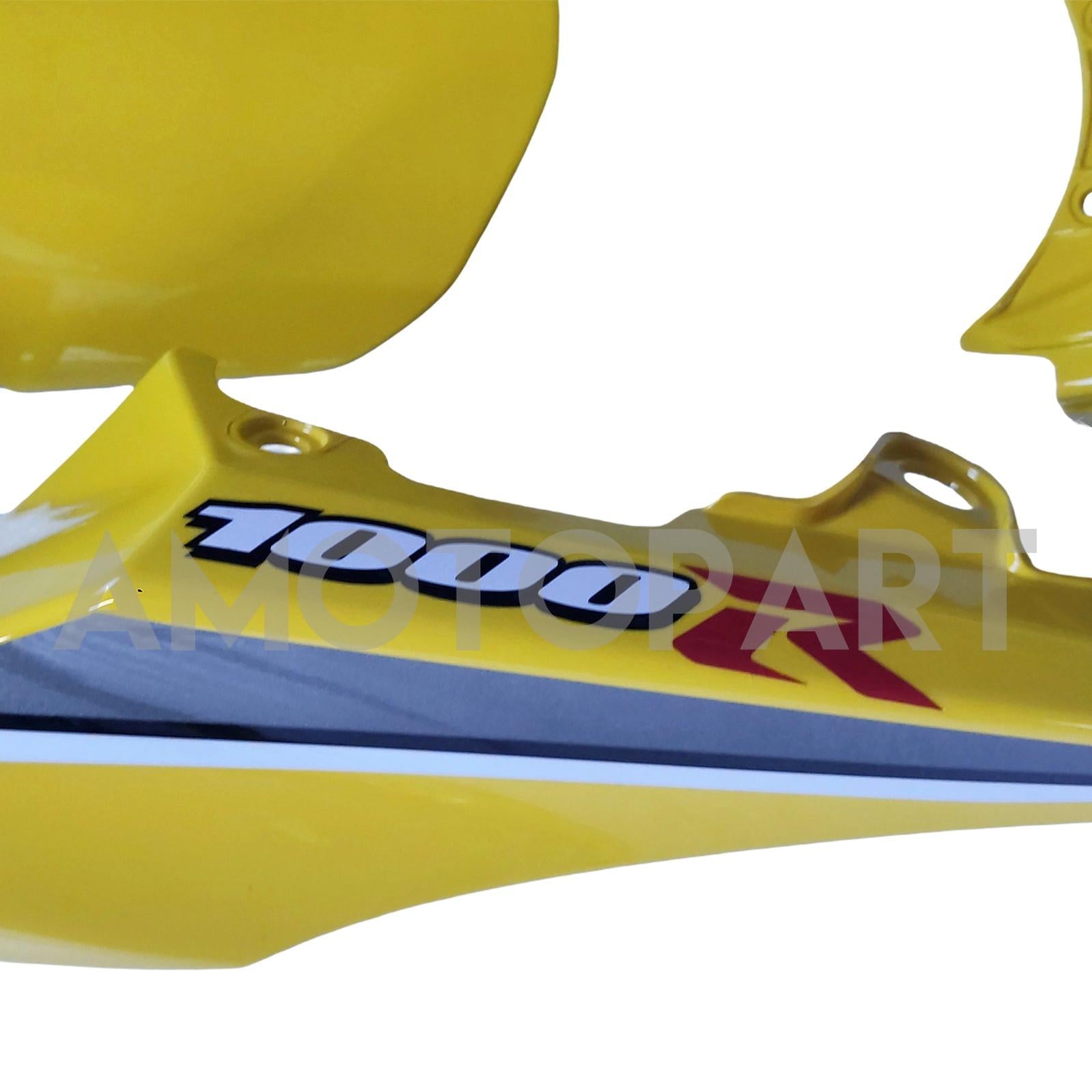 Amotopart 2017-2025 K17 GSXR1000 Suzuki Yellow Fairing Kit