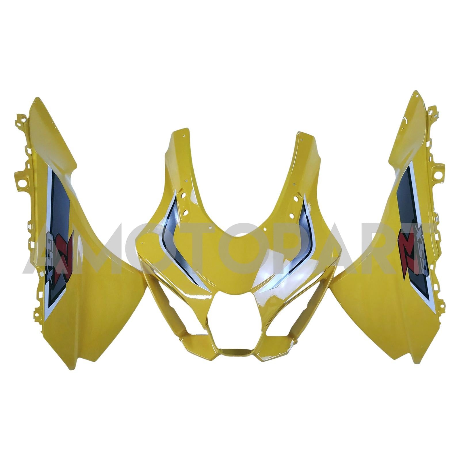 Amotopart 2017-2025 K17 GSXR1000 Suzuki Yellow Fairing Kit