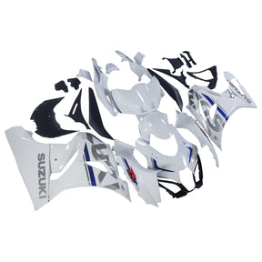 Amotopart 2017-2024 K17 GSXR1000 Suzuki White&Blue Style2 Fairing Kit