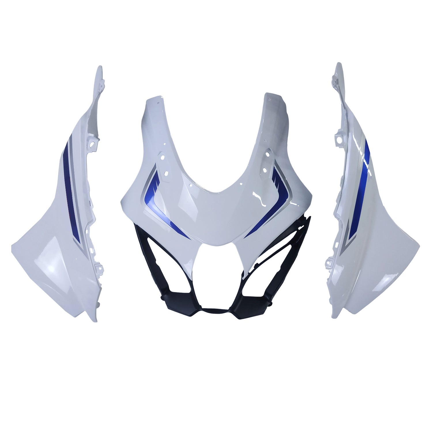 Amotopart 2017-2024 K17 GSXR1000 スズキ ホワイト&ブルー Style2 フェアリングキット