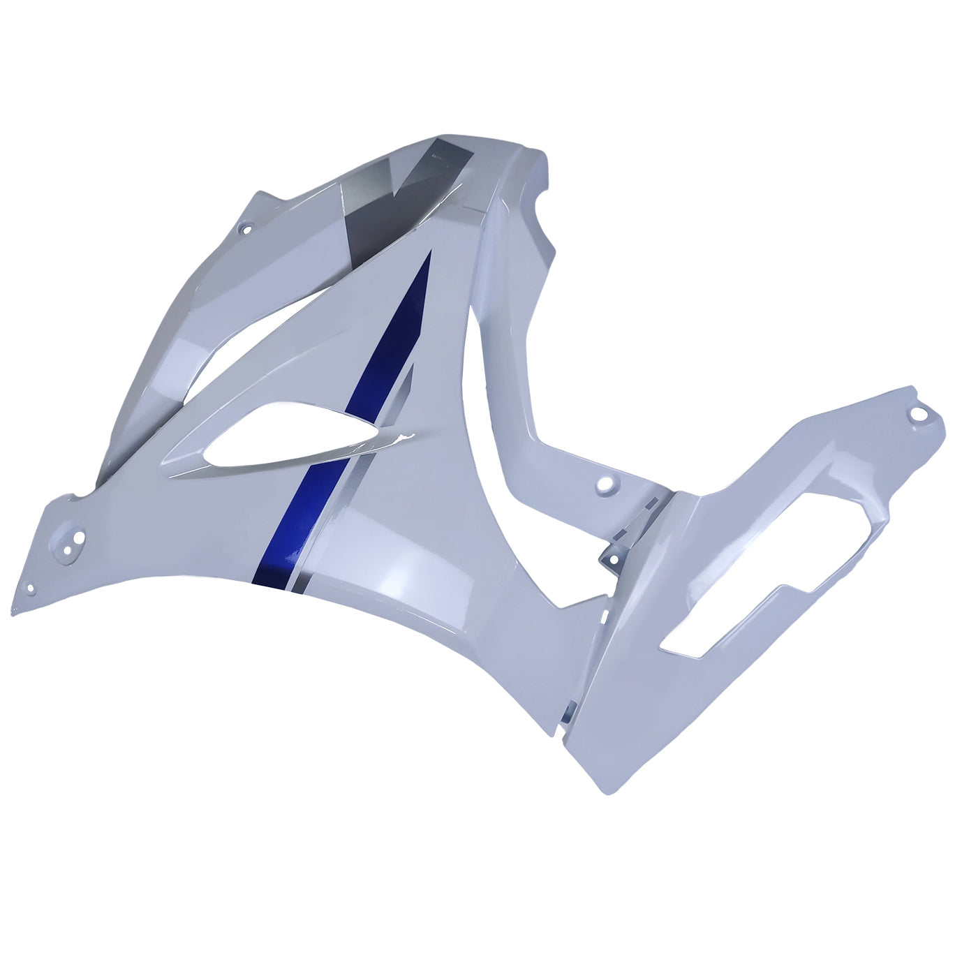Amotopart 2017-2026 K17 GSXR1000 Suzuki White&Blue Style2 Fairing Kit