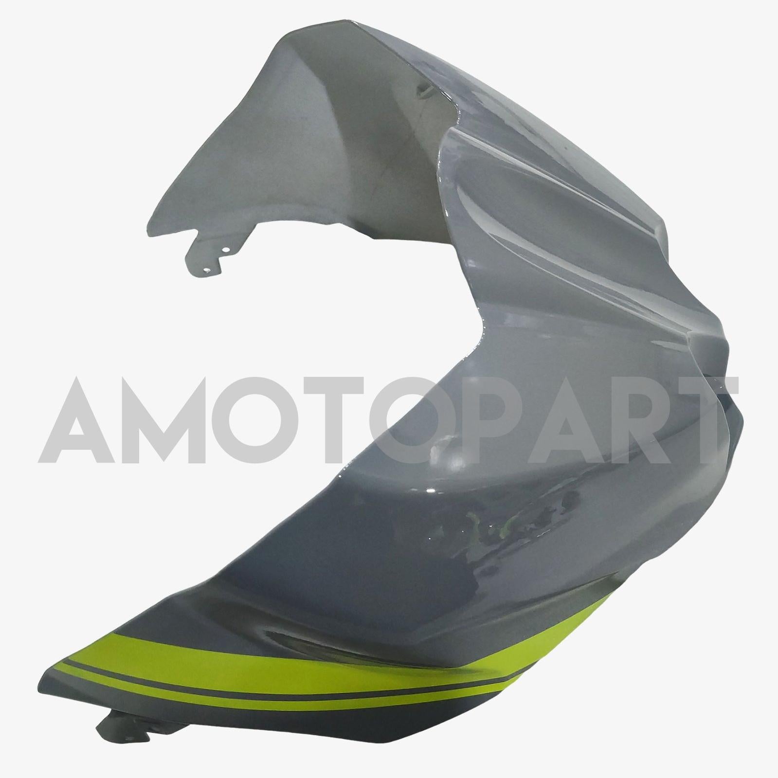Amotopart 2017-2024 K17 GSXR1000 Suzuki Gloss Gray With Neon Yellow Fairing Kit