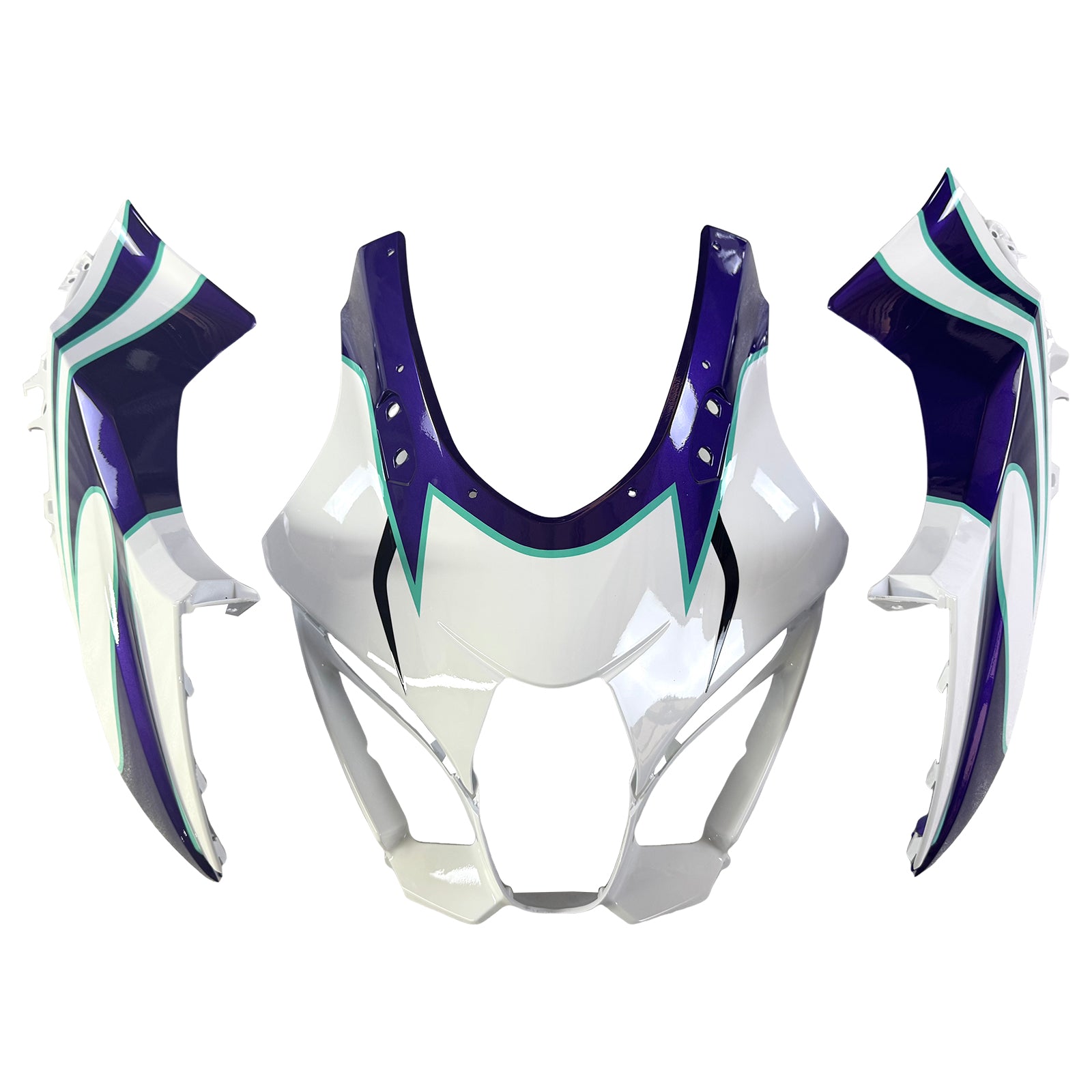 Amotopart 2017-2025 Suzuki GSXR1000 White Fearing Kit