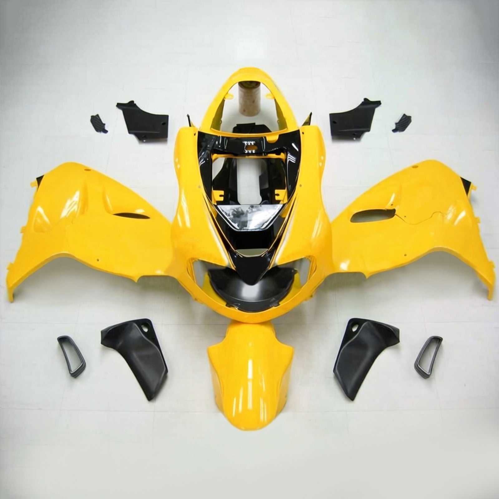 Amotopart 1998-2003 スズキ TL1000R フェアリング イエロー&Bブラックスタイル4キット