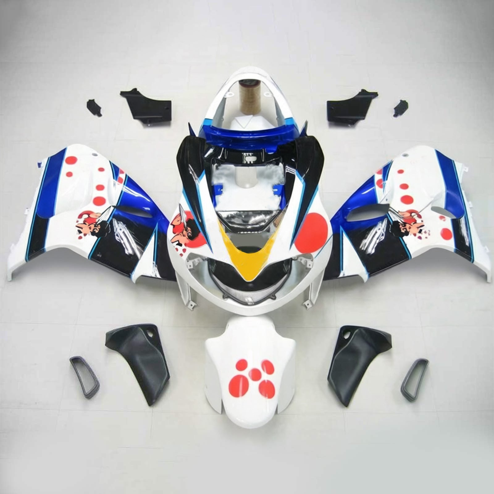 Amotopart 1998-2003 スズキ TL1000R フェアリング マルチカラー かわいいキット