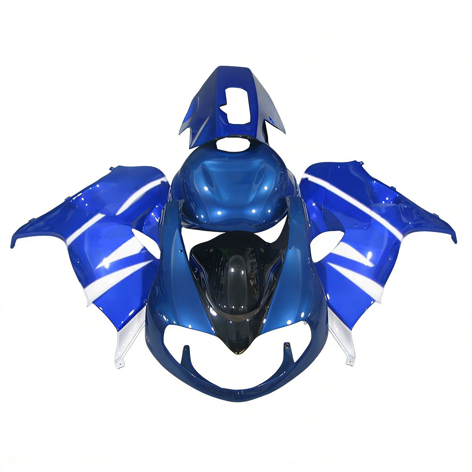 Amotopart 1998-2003 TL1000R Suzuki Blue&White Style4 Fairing Kit