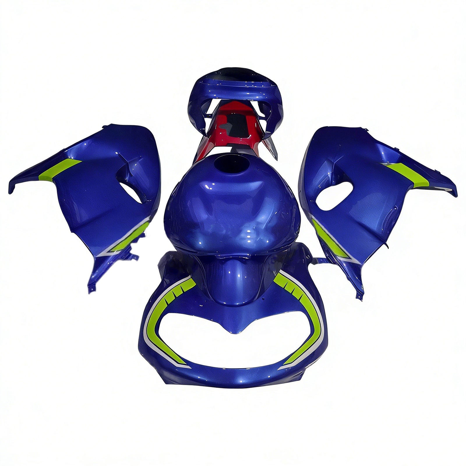 Amotopart 1998-2003 TL1000R Suzuki Blue&Neon Green Fairing Kit