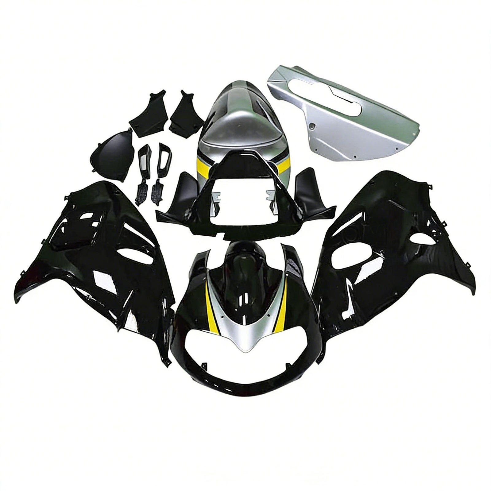 Amotopart 1998-2003 TL1000R Suzuki Black&Silver Fairing Kit