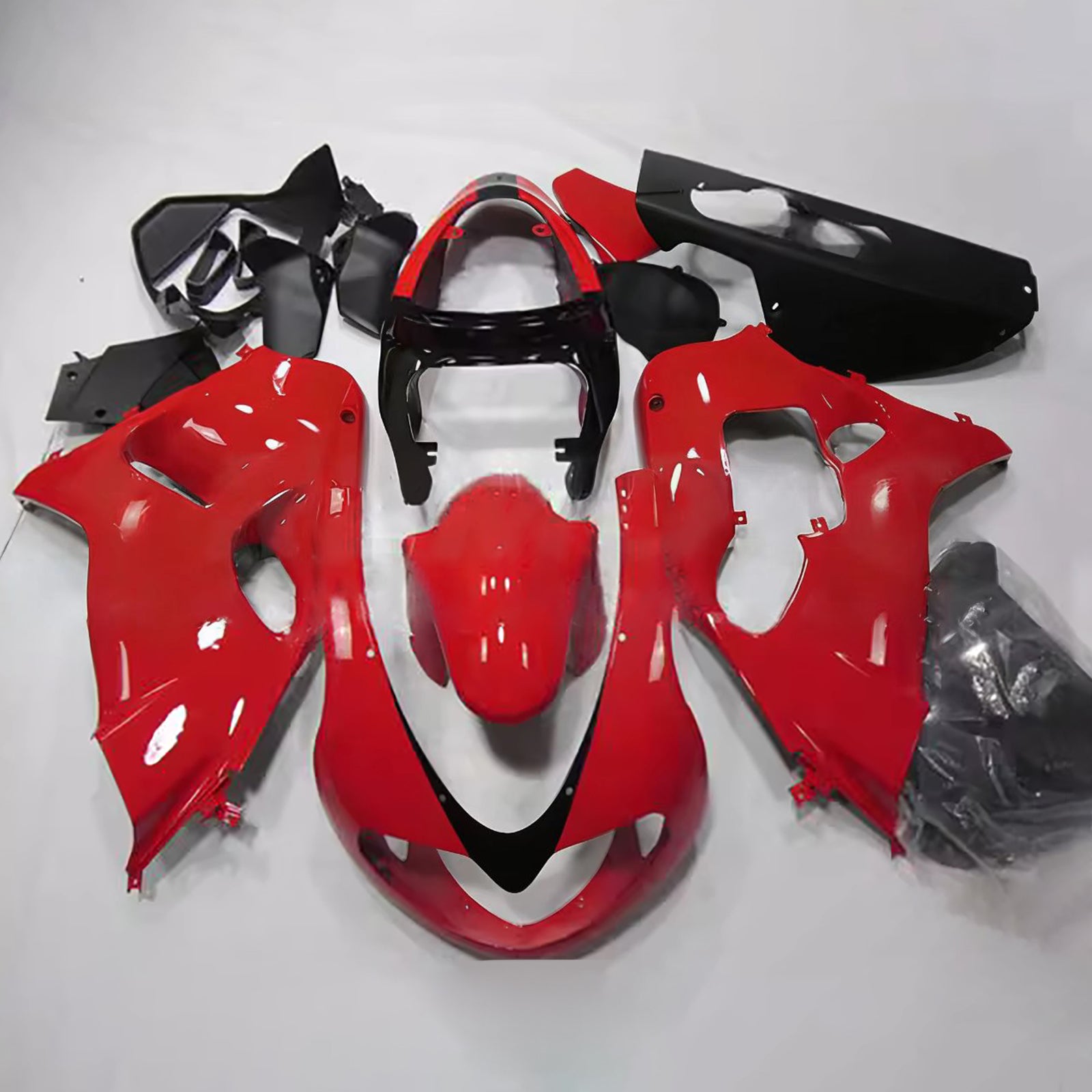 Amotopart 1998-2003 Suzuki TL1000R Red Gray Black Fairing Kit