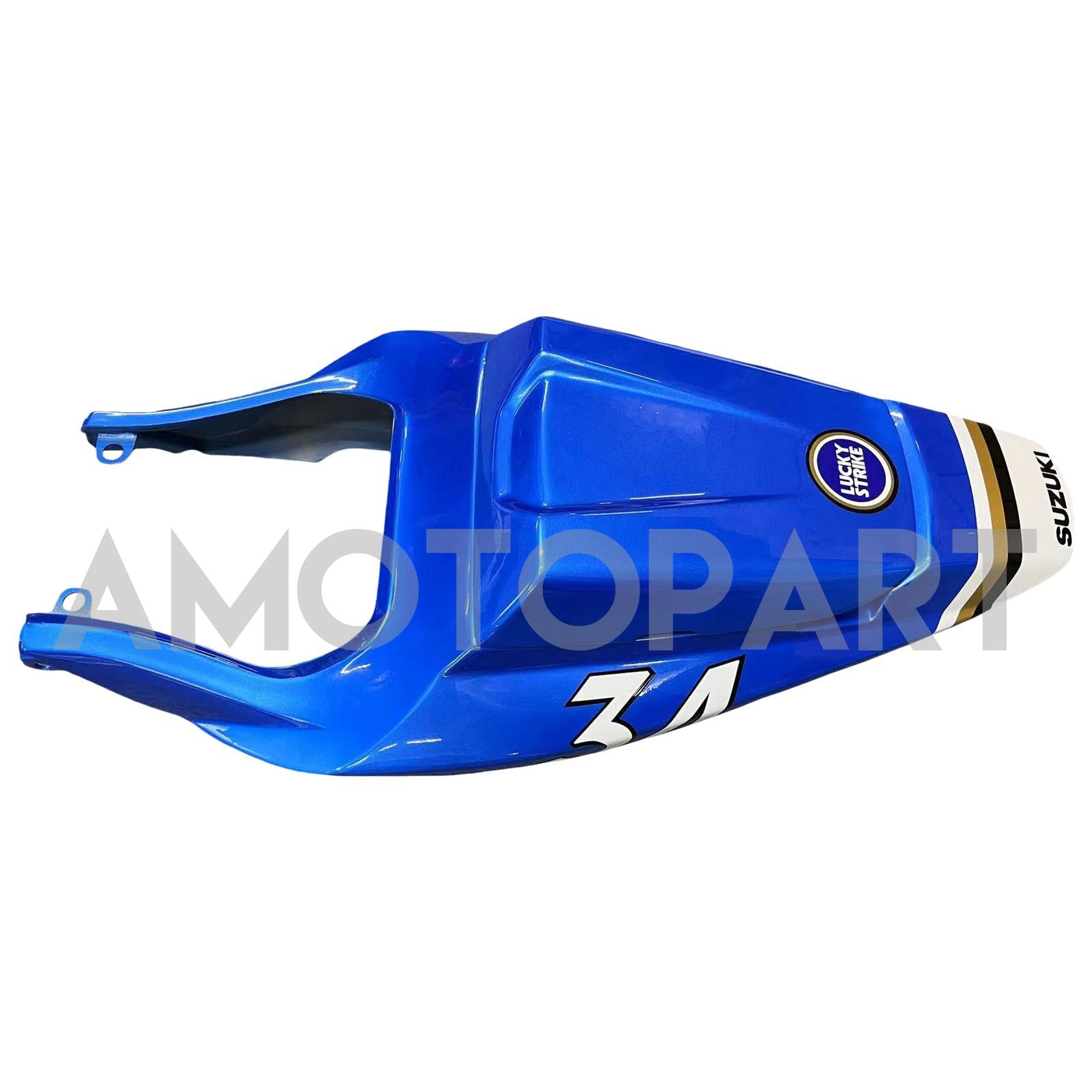 Amotopart スズキ SV650 2003-2013 ホワイト ブルー フェアリングキット