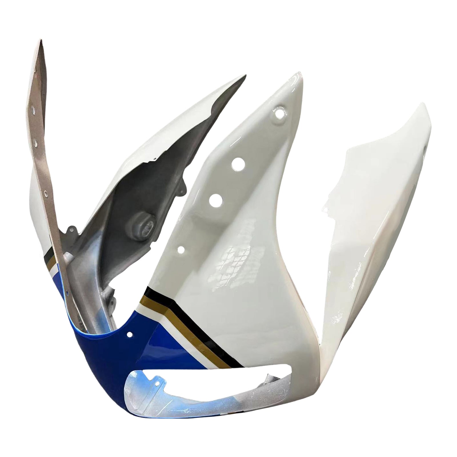 Amotopart Suzuki SV650 2003-2013 White Blue Fairing Kit