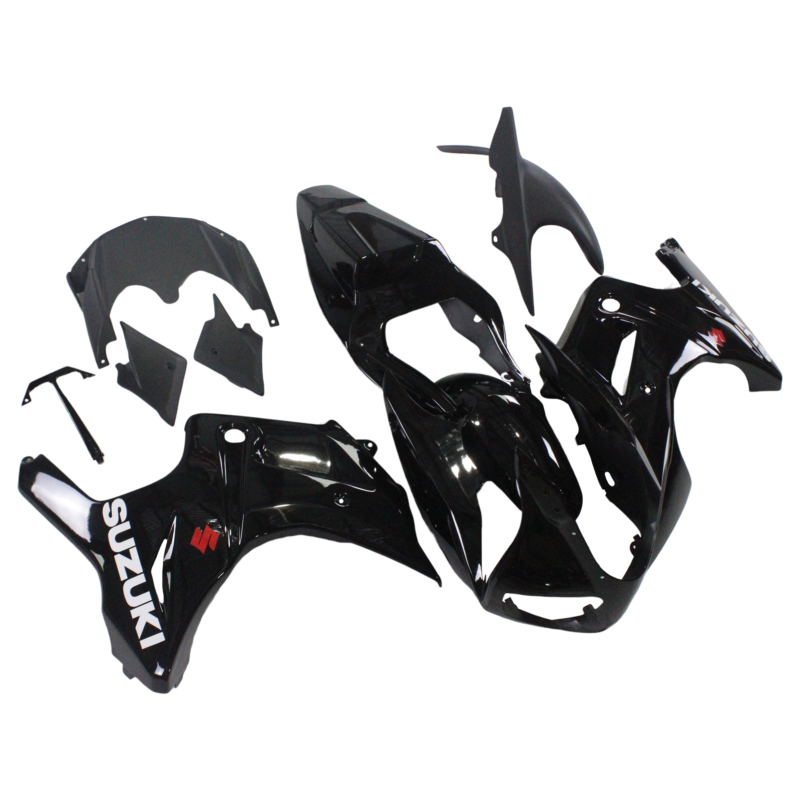 Amotopart Suzuki SV650 2003-2013 Glossy Black Fairing Kit