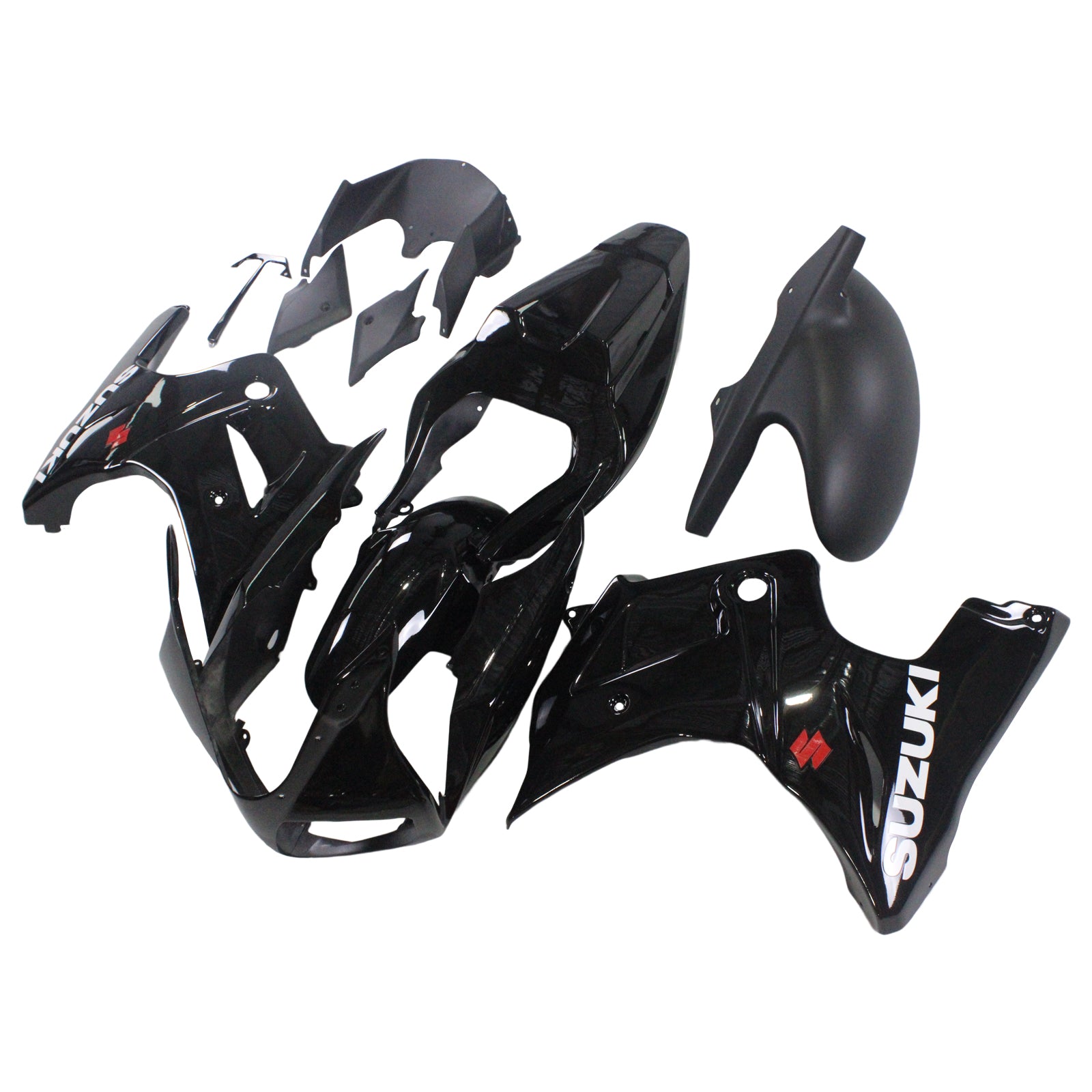 Amotopart Suzuki SV650 2003-2013 Glossy Black Fairing Kit