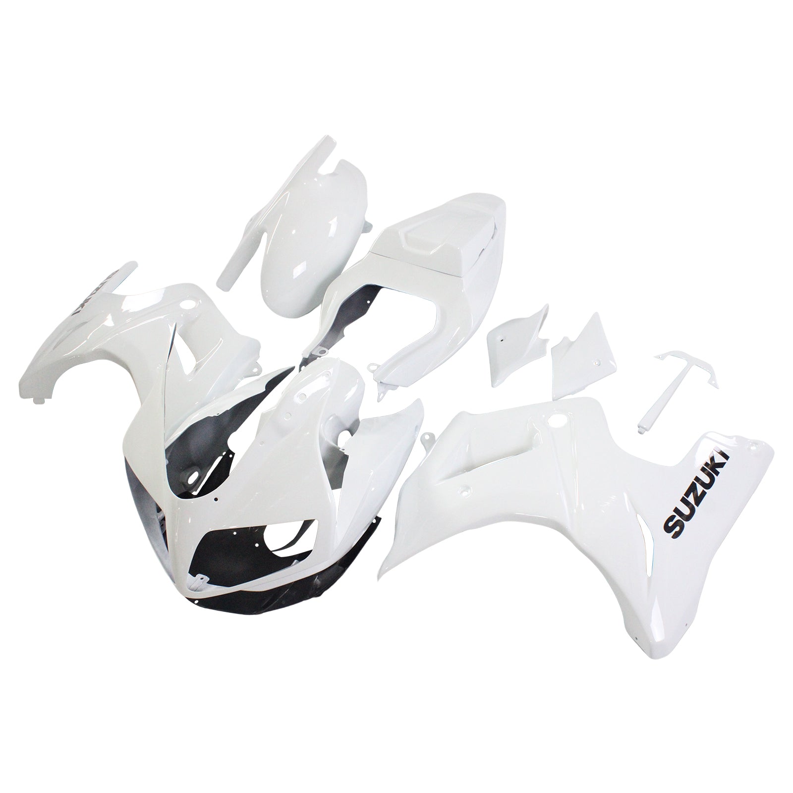 Amotopart Suzuki SV650 2003-2013 White Fairing Kit