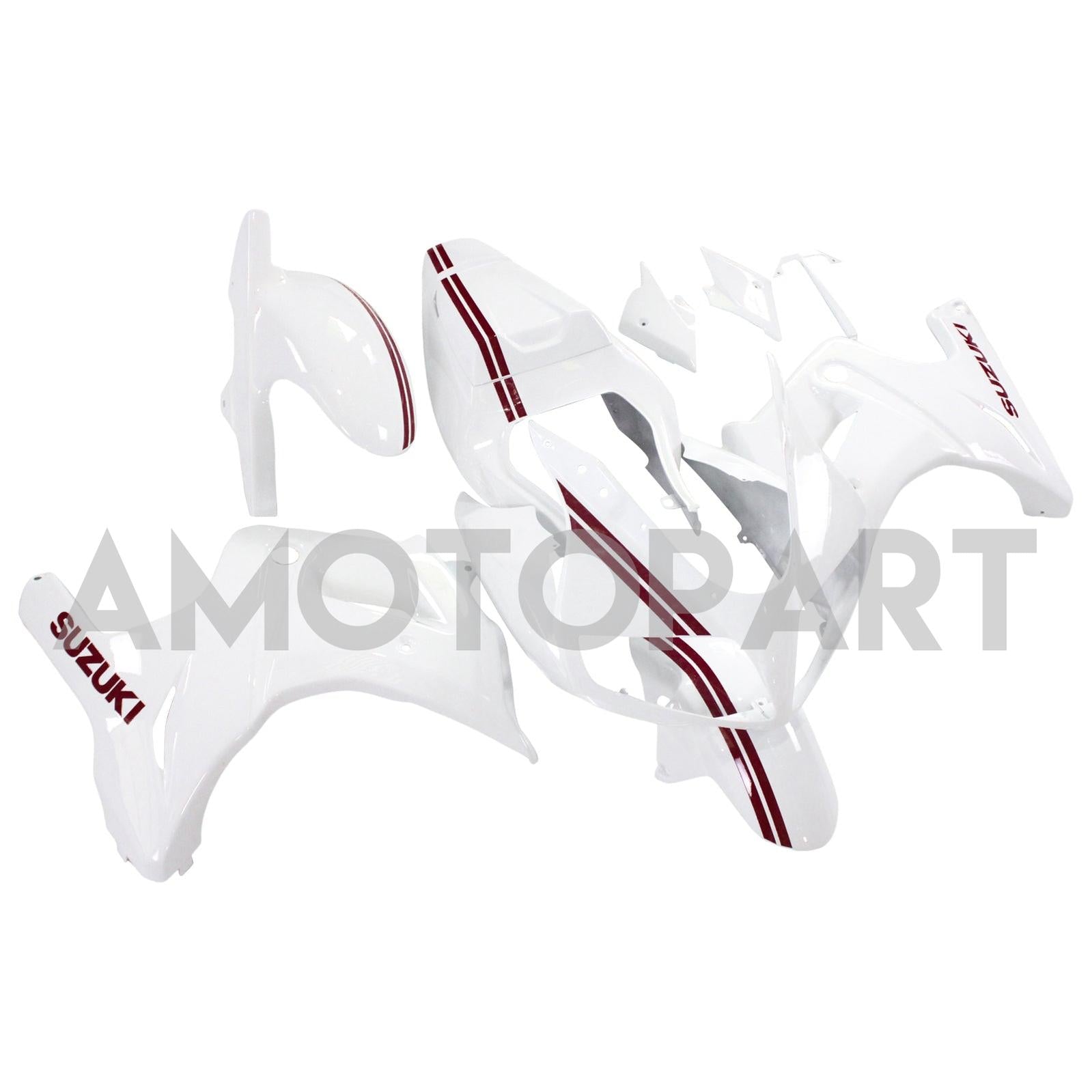 Amotopart スズキ SV650 2003-2013 ホワイト フェアリングキット
