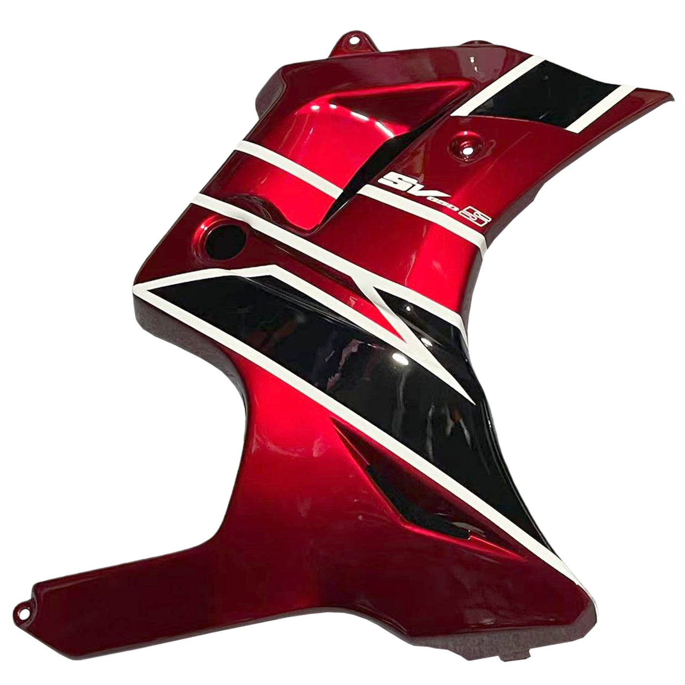 Amotopart 2003-2013 SV650 Suzuki Red&White Stripe Fairing Kit