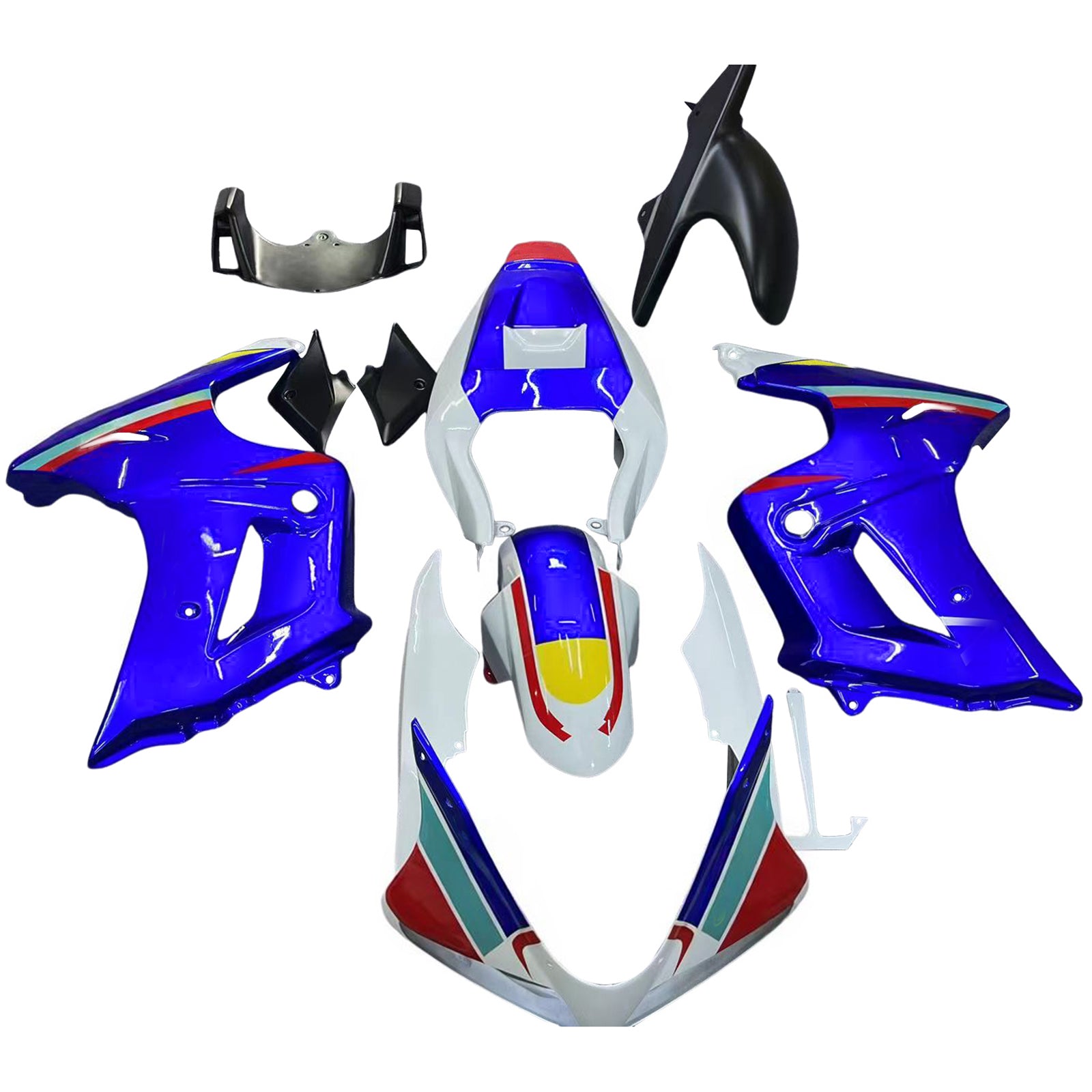 Kit carena Amotopart 2003-2013 SV650 Suzuki blu e rosso