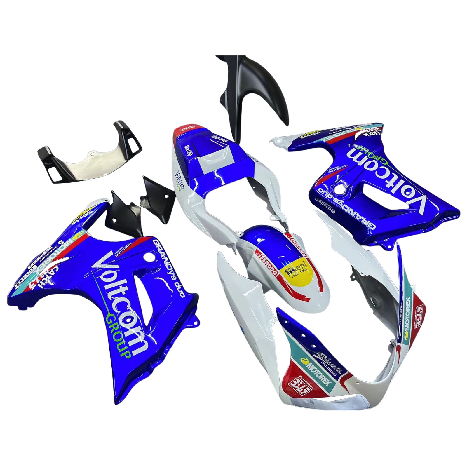 Amotopart 2003-2013 SV650 Suzuki Blue&Red Fairing Kit