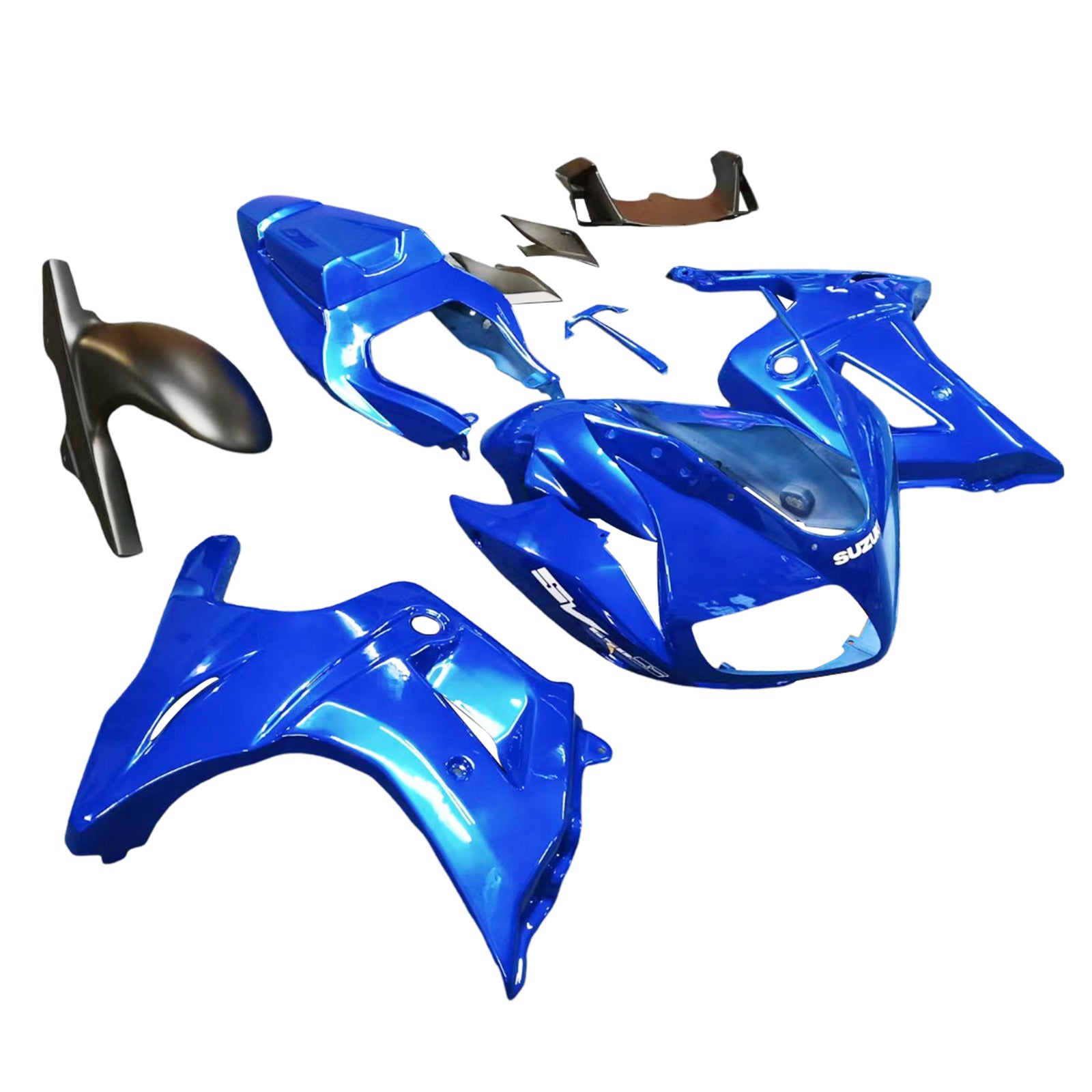 Amotopart 2003-2013 SV650 Suzuki Dark Blue Fairing Kit